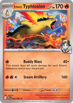 Ethan's Typhlosion, Holofoil