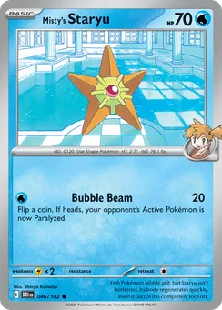 Misty's Staryu, Normal
