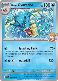 Misty's Gyarados, Holofoil