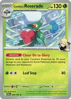 Cynthia's Roserade, Holofoil