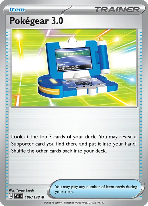 Pokégear 3.0, Scarlet & Violet #186