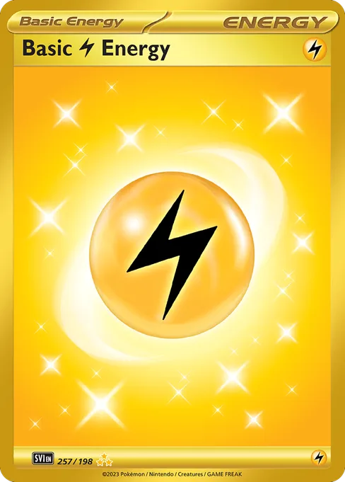 Basic Lightning Energy, Scarlet & Violet #257