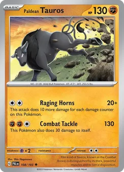 Paldean Tauros, Normal