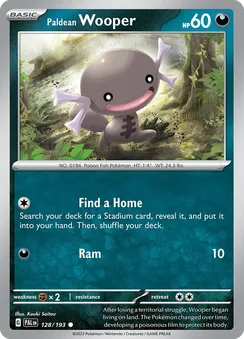 Paldean Wooper, Normal