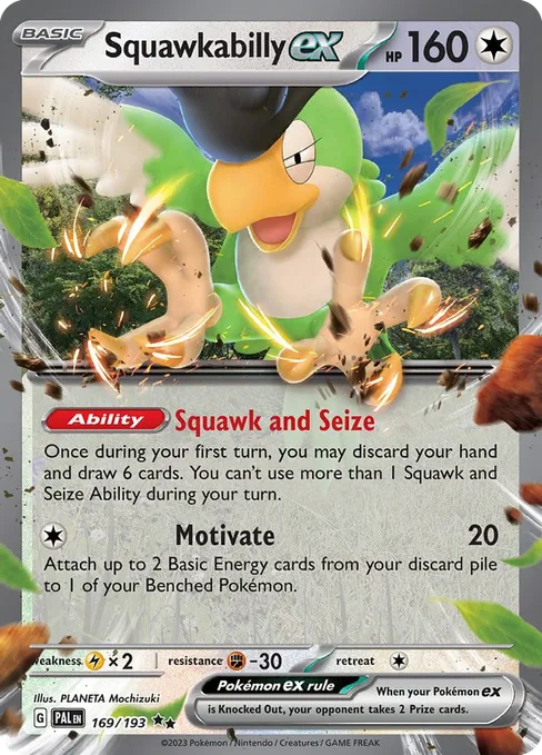 Squawkabilly ex, Paldea Evolved #169