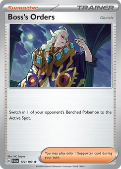 Boss's Orders (Ghetsis), Holofoil