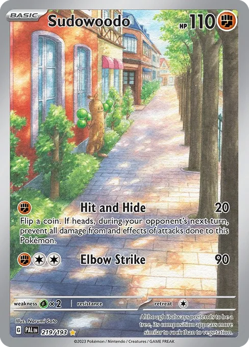 Sudowoodo, Paldea Evolved #219