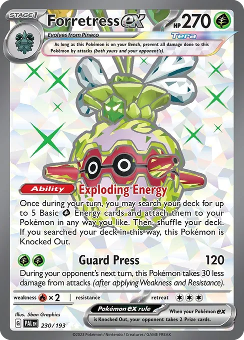 Forretress ex, Paldea Evolved #230