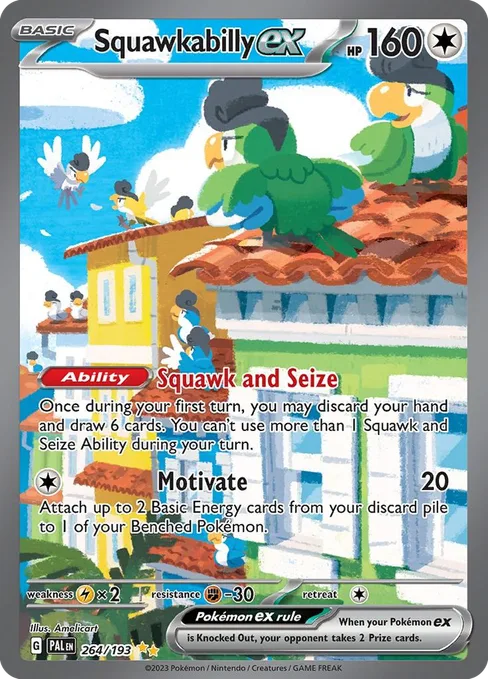 Squawkabilly ex, Paldea Evolved #264