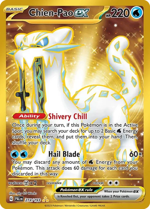 Chien-Pao ex, Paldea Evolved #274