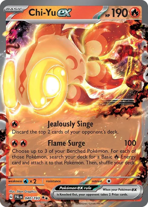 Chi-Yu ex, Paldea Evolved #40