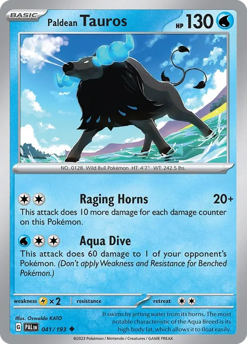 Paldean Tauros, Paldea Evolved #41