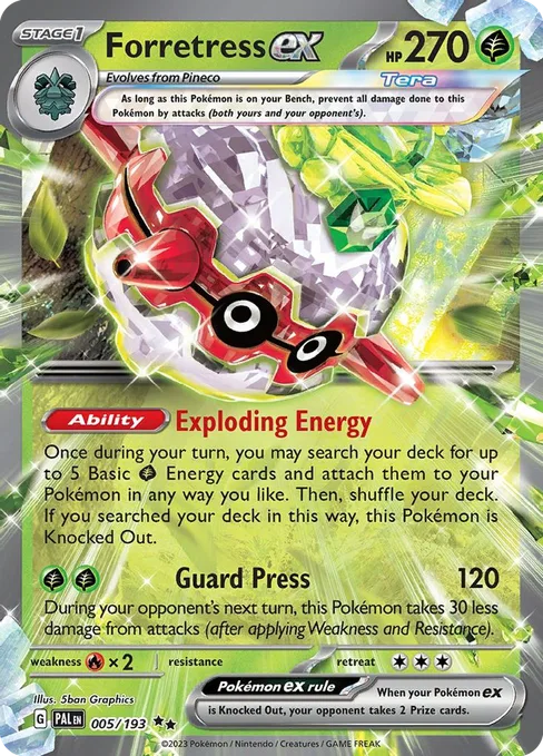 Forretress ex, Paldea Evolved #5