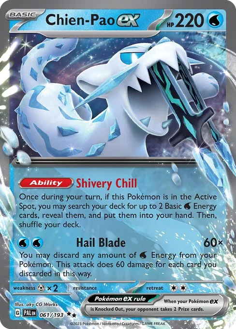 Chien-Pao ex, Paldea Evolved #61