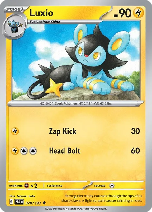 Luxio, Paldea Evolved #70
