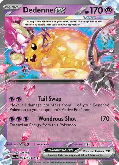 Dedenne ex, Paldea Evolved #93
