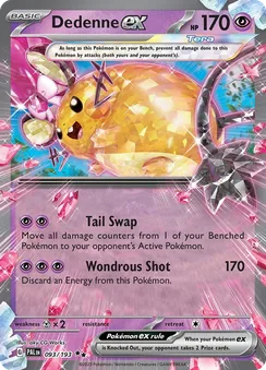 Dedenne ex, Holofoil