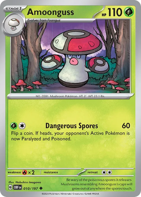 Amoonguss, Obsidian Flames #10