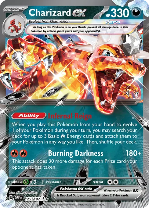 Charizard ex, Obsidian Flames #125