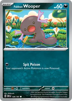 Paldean Wooper, Normal