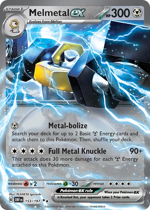 Melmetal ex, Obsidian Flames #153