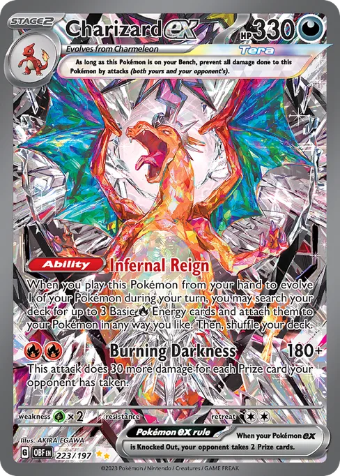 Charizard ex, Obsidian Flames #223