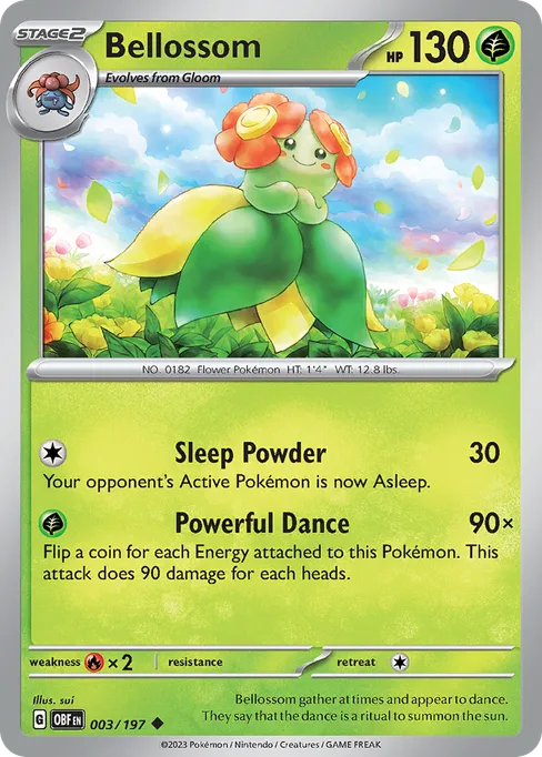 Bellossom, Obsidian Flames #3