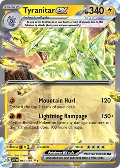 Tyranitar ex, Holofoil