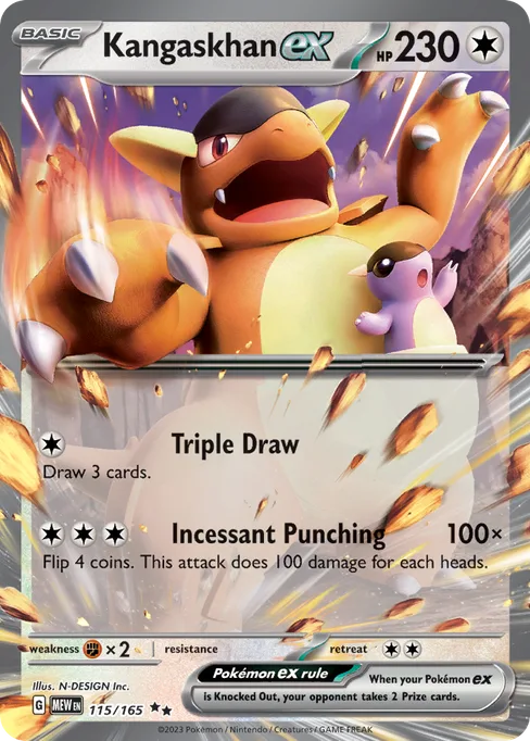 Kangaskhan ex, 151 #115