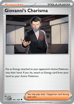 Giovanni's Charisma, Normal