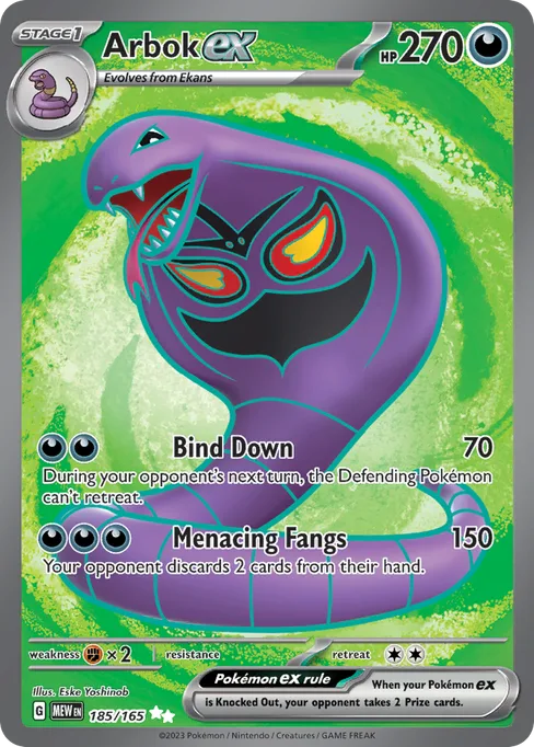 Arbok ex, 151 #185