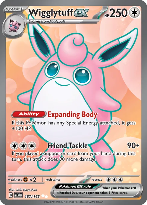 Wigglytuff ex, 151 #187