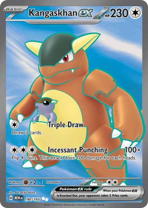 Kangaskhan ex, 151 #190