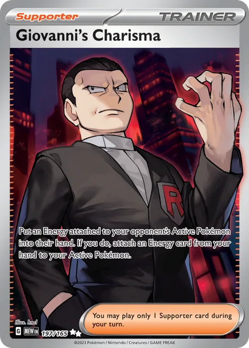 Giovanni's Charisma, 151 #197