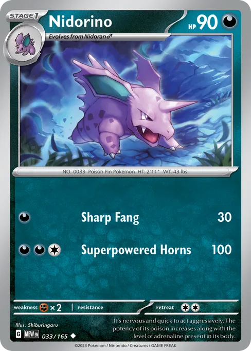 Nidorino, 151 #33