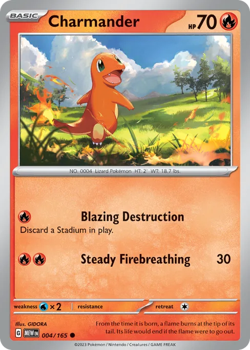 Charmander, 151 #4