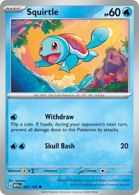 Squirtle, 151 #7