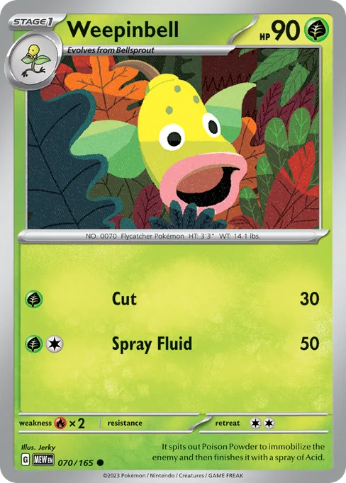 Weepinbell, 151 #70