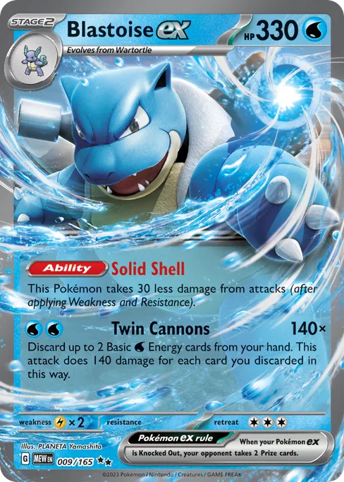 Blastoise ex, 151 #9