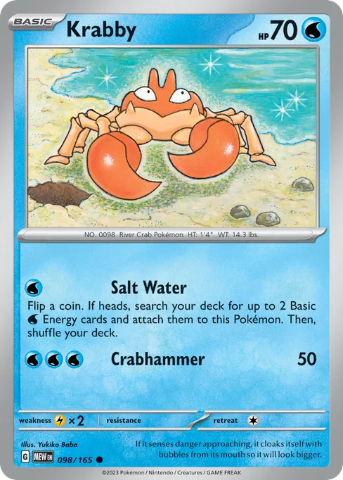 Krabby, 151 #98