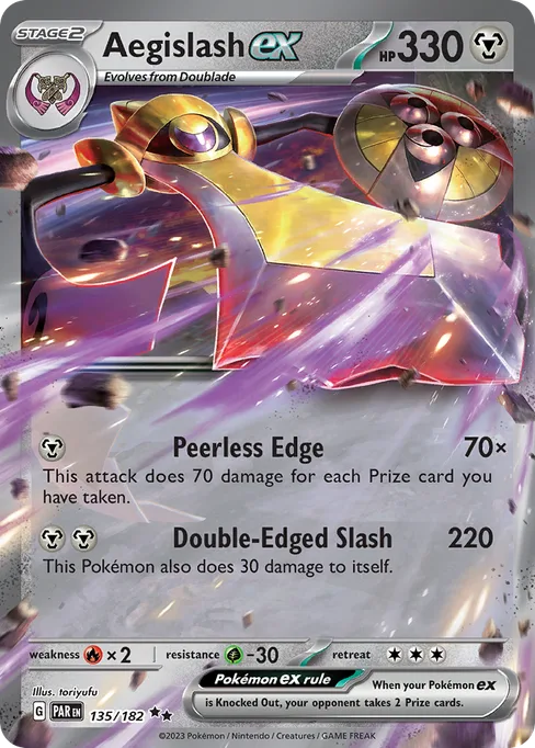 Aegislash ex, Paradox Rift #135