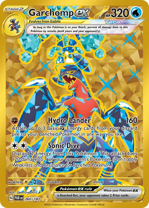 Garchomp ex, Paradox Rift #260