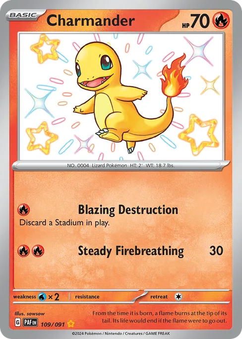 Charmander, Paldean Fates #109