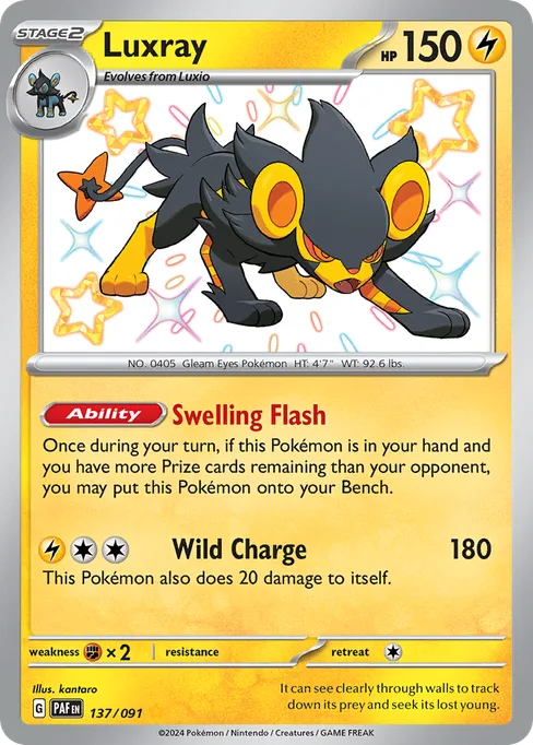 Luxray, Paldean Fates #137