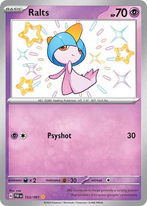 Ralts, Paldean Fates #153