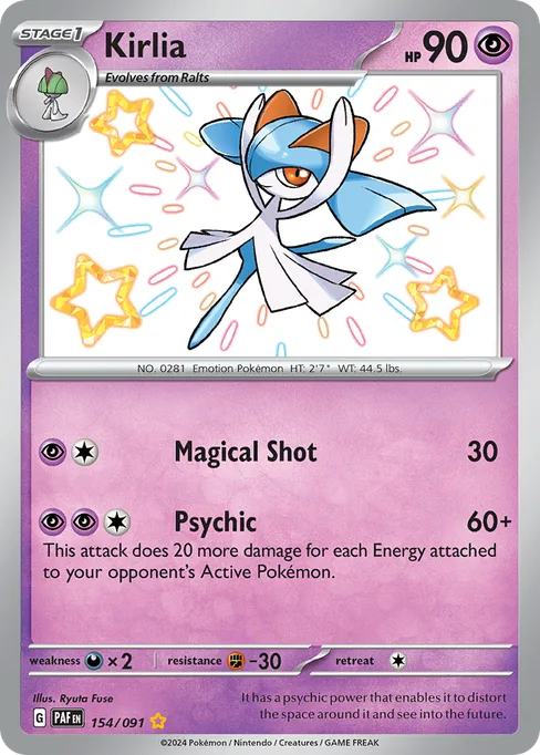 Kirlia, Paldean Fates #154