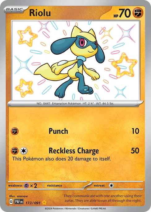 Riolu, Paldean Fates #173