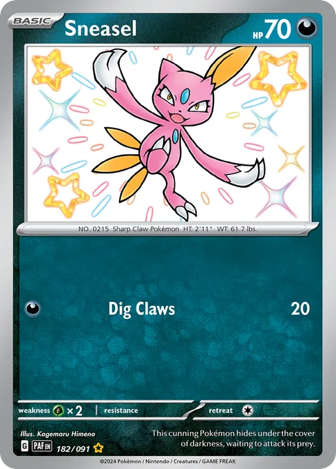 Sneasel, Paldean Fates #182