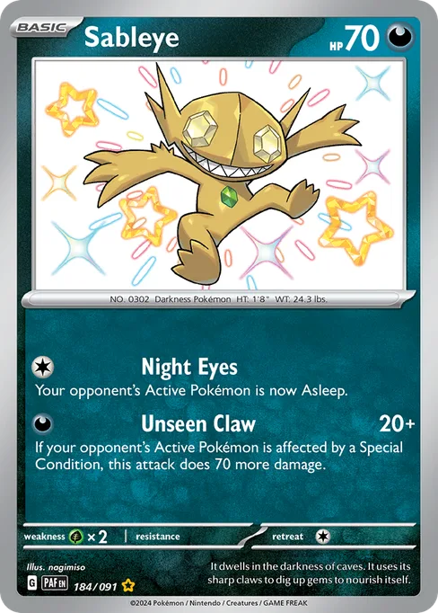 Sableye, Paldean Fates #184