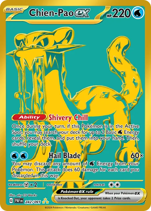 Chien-Pao ex, Paldean Fates #242